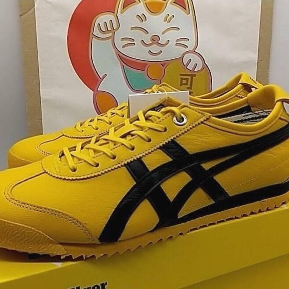 Onitsuka Tiger MEXICO 66 SD YELLOW BLACK AUNISEX JPN fast